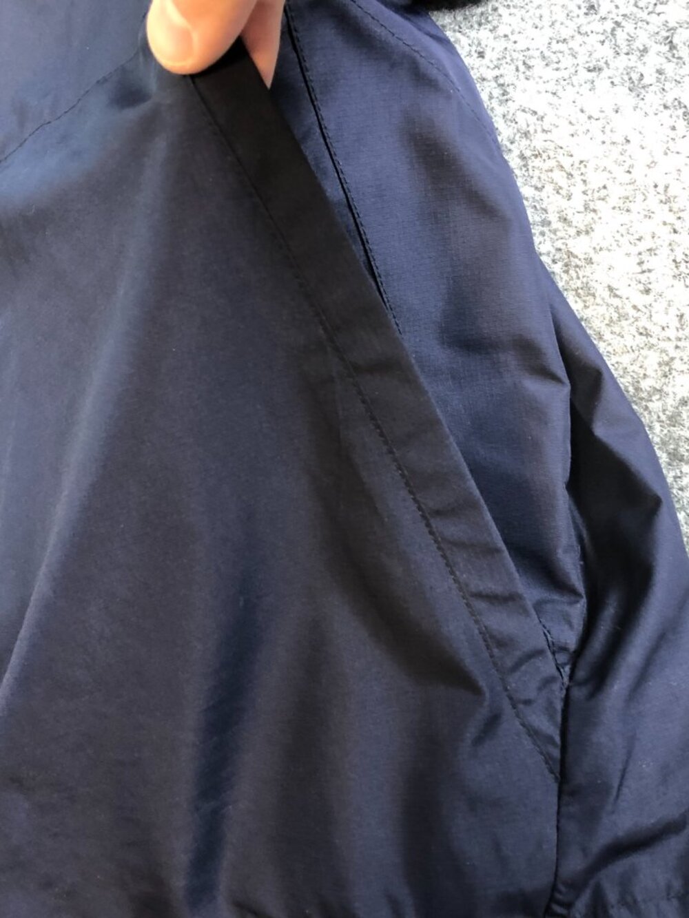 Nike Chicago Bears Jacket Men 3XL Blue Windbreaker 1/4 Zip Football Short Sleeve - Picture 6 of 14